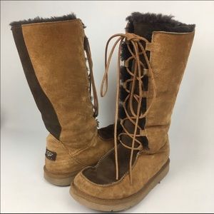 UGG TALL LACE-UP BOOTS!!😍🎉